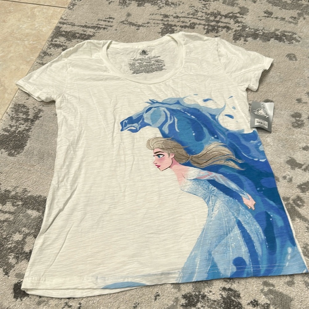 Disney Store Frozen Elsa and water horse graphic T-shirt